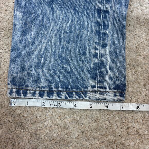 Vintage 80s Levi's 501 XX Straight Leg Jeans 31x32 (30x31) Made in USA Acid - Picture 9 of 14